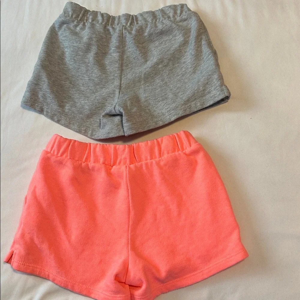 GAP Kids Gray and Coral Shorts Duo